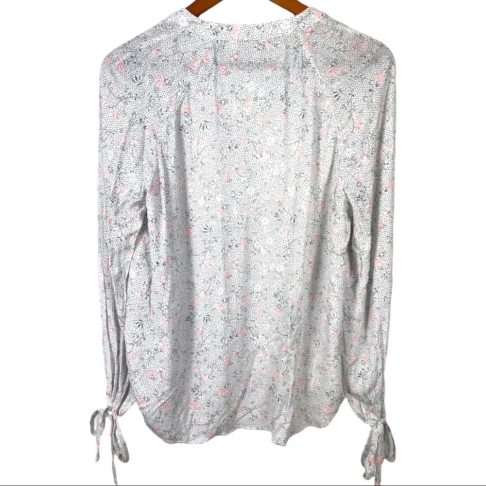 AG Adriano Goldschmied Floral V-Neck Blouse - Picture 6 of 6